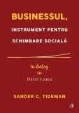 Cumpara ieftin Businessul, instrument pentru schimbare sociala. In dialog cu Dalai Lama/Sander G. Tideman