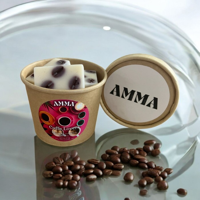 Cutie cu ceara parfumata Coffe Lovers 150 g, Handmade
