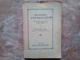 ORGANIZAREA EXPERIENTEI , PROCESELE SPONTANE SI REFLEXIVE de ALEXANDRU IESAN , 1923