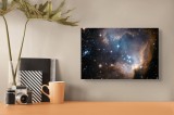 Tablou Canvas Cosmos Univers Galaxie Spațiu Nebuloasă Fascinație, 39 x 26 cm, CMCLASS