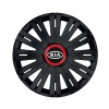 Set 4 capace roti Negre Cu Inel Rosu Active R16 pentru gama auto Kia, Autohelix MSA