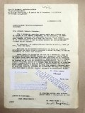 Scrisoare trimisa de pictorul Arnold Daghani catre Conservatorul &amp;quot,Ciprian Porumbescu&amp;quot,