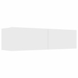 Cumpara ieftin Comoda TV, alb, 120 x 30 x 30 cm, lemn prelucrat