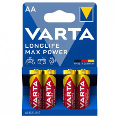 BATERIE ALCALINA LR06 MAX POWER VARTA BLISTER 4 BUC