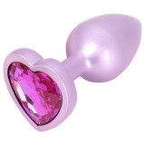 Dopuri cu bijuterie - ToyJoy Fericire E Momentul sa Stralucesti Dop Anal Roz cu Bijuterie Eleganta si Sclipire