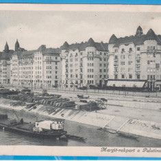 (36) CARTE POSTALA UNGARIA - BUDAPESTA - PALATUL PALATINUS - 1928