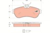 TRW GDB1496 COTEC set placute frana,frana disc