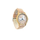 Ceas cu bratara din pluta natural Horse