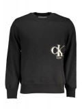 Cumpara ieftin Bluza barbati, cu imprimeu cu logo, Regular fit, negru, XL