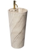 Lavoar freestanding de sine stătător Ceramic Rea Blanka Natural Matt Marmură