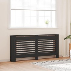 vidaXL Mască de calorifer, negru, 172 x 19 x 81,5 cm, MDF 288189