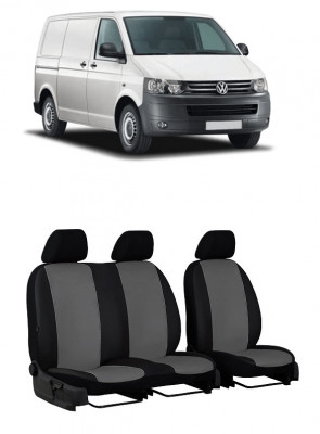 Huse scaune auto eko piele dedicate VW T5 (2003-2015) 2+1 foto