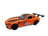 Macheta Mercedes AMG GT3 portocaliu 1:43 replica metal usi deschise