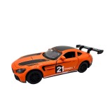 Macheta Mercedes AMG GT3 portocaliu 1:43 replica metal usi deschise