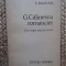 S. Damian - G. Calinescu, romancier, 1974, Minerva