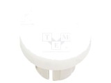 Lentilă pentru buton 22mm, albă