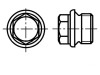 Dop filetat M12 1,5 O&Aring;&pound;el A4 rezistent la acizi 13mm BN 1685
