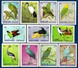 Manama 1969 - Păsări, fauna, serie nedantelata neuzata