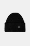 Tommy Jeans pălărie din amestec de l&acirc;nă culoarea negru, AW0AW17905