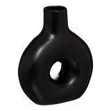 Cumpara ieftin Vaza ceramica Wanif, Pako World, Negru, 17x7x19 cm