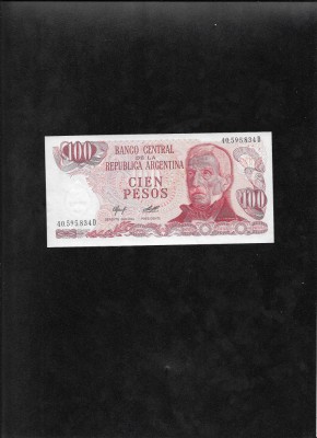 Argentina 100 pesos 1976(78) seria40595834 unc foto