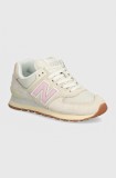 New Balance sneakers 574 culoarea bej, WL574GU2