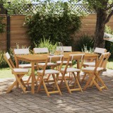 vidaXL Scaune Bistro pentru Exterior 8 pcs Alb crem 40 x 53 x 80 cm 3416288