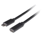 Cablu USB 3.1 Gen 1 LANBERG USB-C Aurit 1.5m Negru CA-USBE-20CC-0015-BK