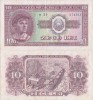 Bancnota 10 Lei 1952, Rom&acirc;nia, P-88b, Republica Populară Rom&acirc;nă. Colecție Numismatică