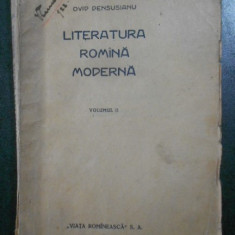 Ovid Densusianu - Literatura romana moderna volumul 2 (1921)