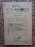 Revue philosophique de la France et de l&#039;&eacute;tranger NR 7- 9 1949