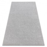 Covor BUENOS 7005 shaggy uni, o singură argint, 60x100 cm