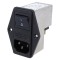 Conector alimentare AC soclu tata 6A