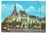 CPIB 18426 CARTE POSTALA - ORADEA. BIBLIOTECA MUNICIPALA, AUTOTURISM