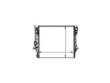 Radiator racire Jaguar S-TYPE, 01.2002-2007, motor 2.5 V6, 150 kw; S-TYPE, 10.1998-2007, motor 3.0 V6, 175 kw, benzina, cutie manuala, cu/fara AC, 57