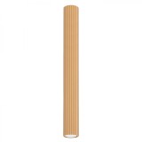 Lampă De Tavan Karbon Din Aluminiu Aurit, 1 Bec Tub Minimalist De Interior.