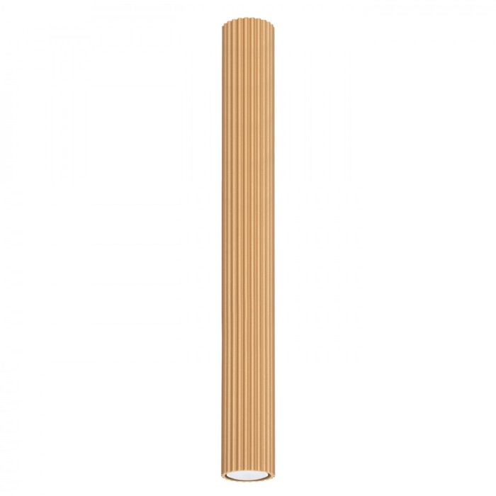 Lampă De Tavan Karbon Din Aluminiu Aurit, 1 Bec Tub Minimalist De Interior.