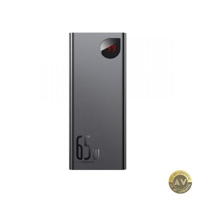 Baterie Externa Baseus Adaman 20000mAh 65W QC + PD 1 x USB-C - 2 x USB-C Neagra PPIMDA-D01 foto