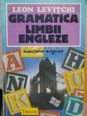 GRAMATICA LIMBII ENGLEZE-LEON LEVITCHI foto