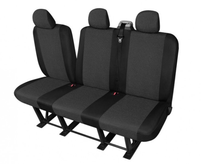 Husa bancheta cu trei locuri Ares Van DV3 Split , pentru Nissan Primastar 1, Opel Vivaro, Renault Trafic 2 , cu bancheta fractionata Kft Auto