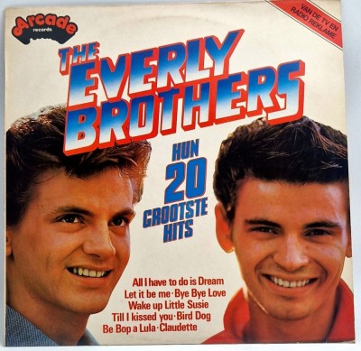 The Everly Brothers - Best 20 Hits NM / VG+ vinil Lp disc muzica pop rock Arcade Olanda foto