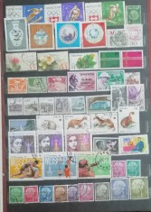 PS 35 - Lot timbre straine vech si foarte vechi - obliterate