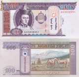 MONGOLIA 100 tugrik 2008 UNC!!!