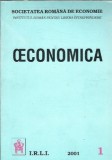Revista Economica nr. 1/2001 Societatea Romana de Economie editura irli format brosat stare buna