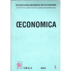 Economica. Societatea romana de economie, nr. 1/2001