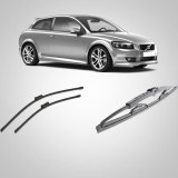 Cumpara ieftin Set 3 stergatoare VOLVO C30 (533) 2006-2012, pentru parbriz si luneta, Bosch Twin-Aerotwin