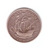 Moneda Marea Britanie 1/2 penny 1949, stare buna, curata, Europa, Bronz