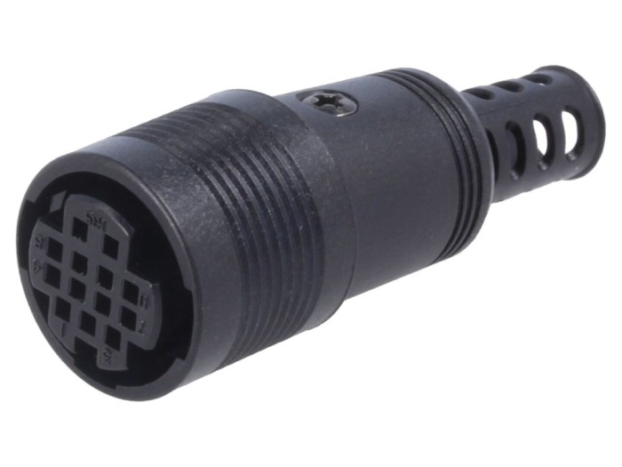 Conector circular mamă 13 pini, 100V