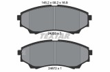 Set placute frana disc Ford Ranger; Mazda B Serie Sasiu, Bt-50 Pick-Up Motor 2.2, 2.5 D 4x4, 2.5 MRZ-CD 4x4, 2.5 TD 4x4, 2.5 TDCi 4x4, 2.5 TDdi, 2.5