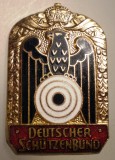 I.332 INSIGNA GERMANIA TIR DSB Deutscher Sch&uuml;tzenbund 44/29mm email, Europa